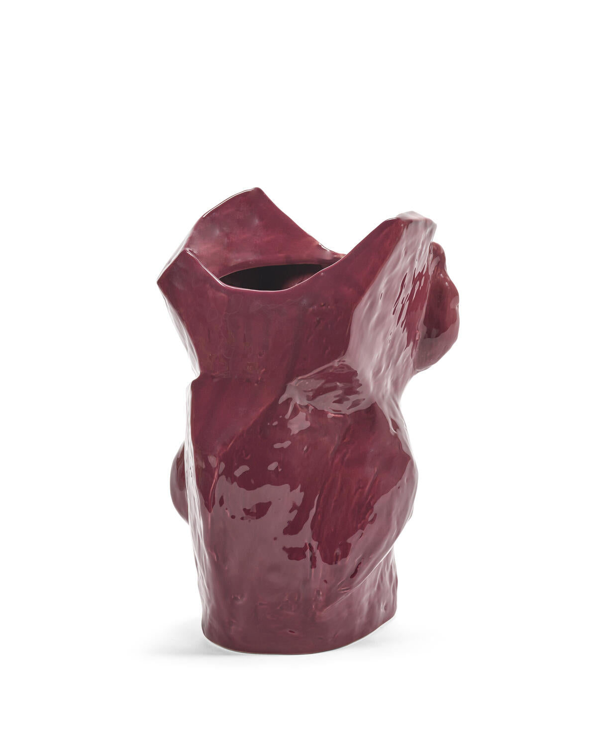 x Marni ugle vase, L - Aubergine after midnight
